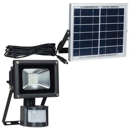 10w Solar Flood Light With Sensor FL076 Bright Star