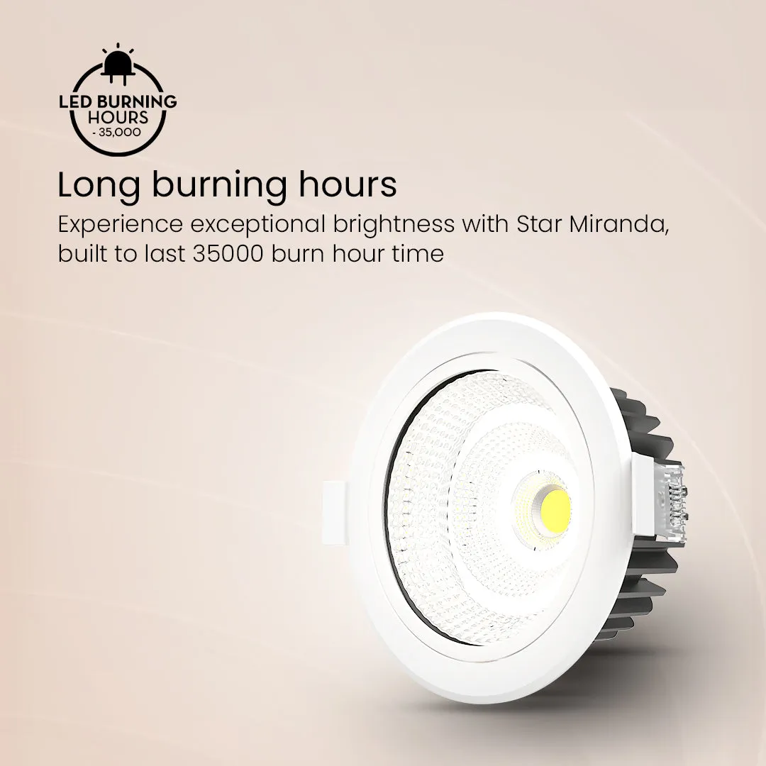 18W Star Miranda Round Led COB