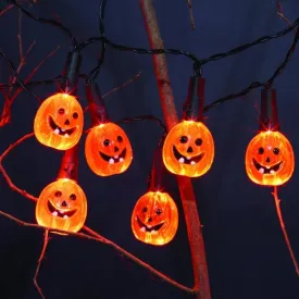 20 LED Pumpkin Shaped Halloween Lights