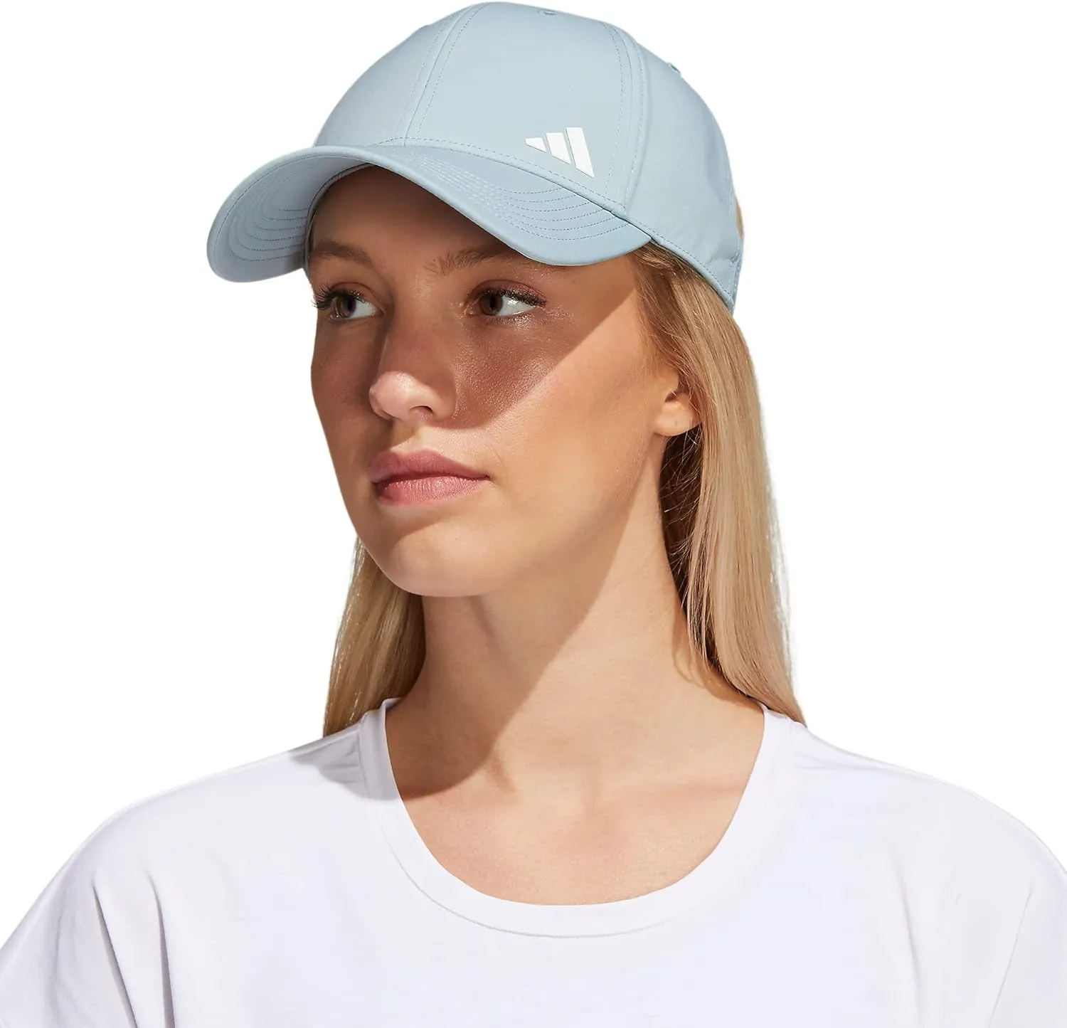adidas Women's Backless Ponytail Hat Adjustable Fit Baseball Cap
