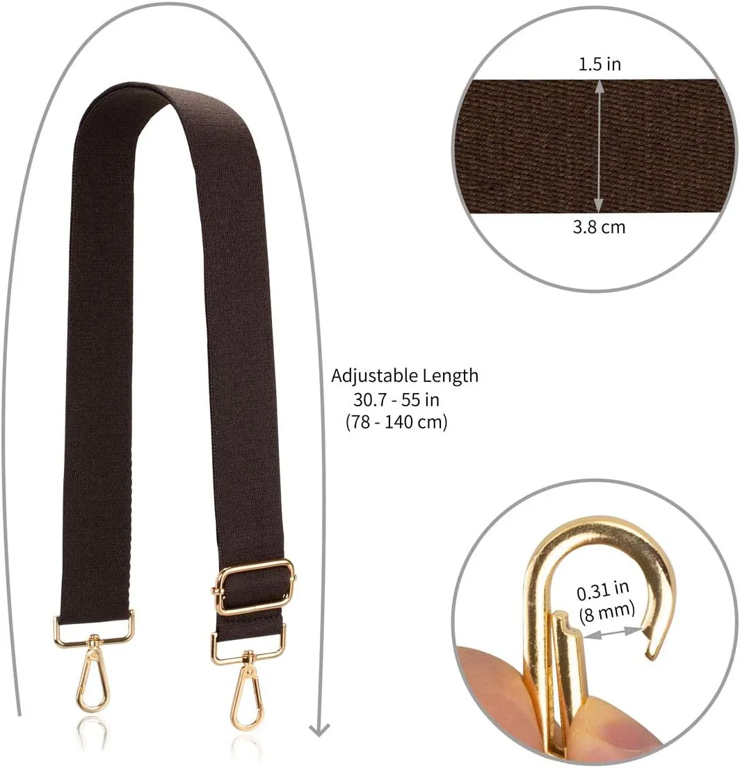Allzedream Crossbody Bag Strap Soft Adjustable Replacement Purse Straps