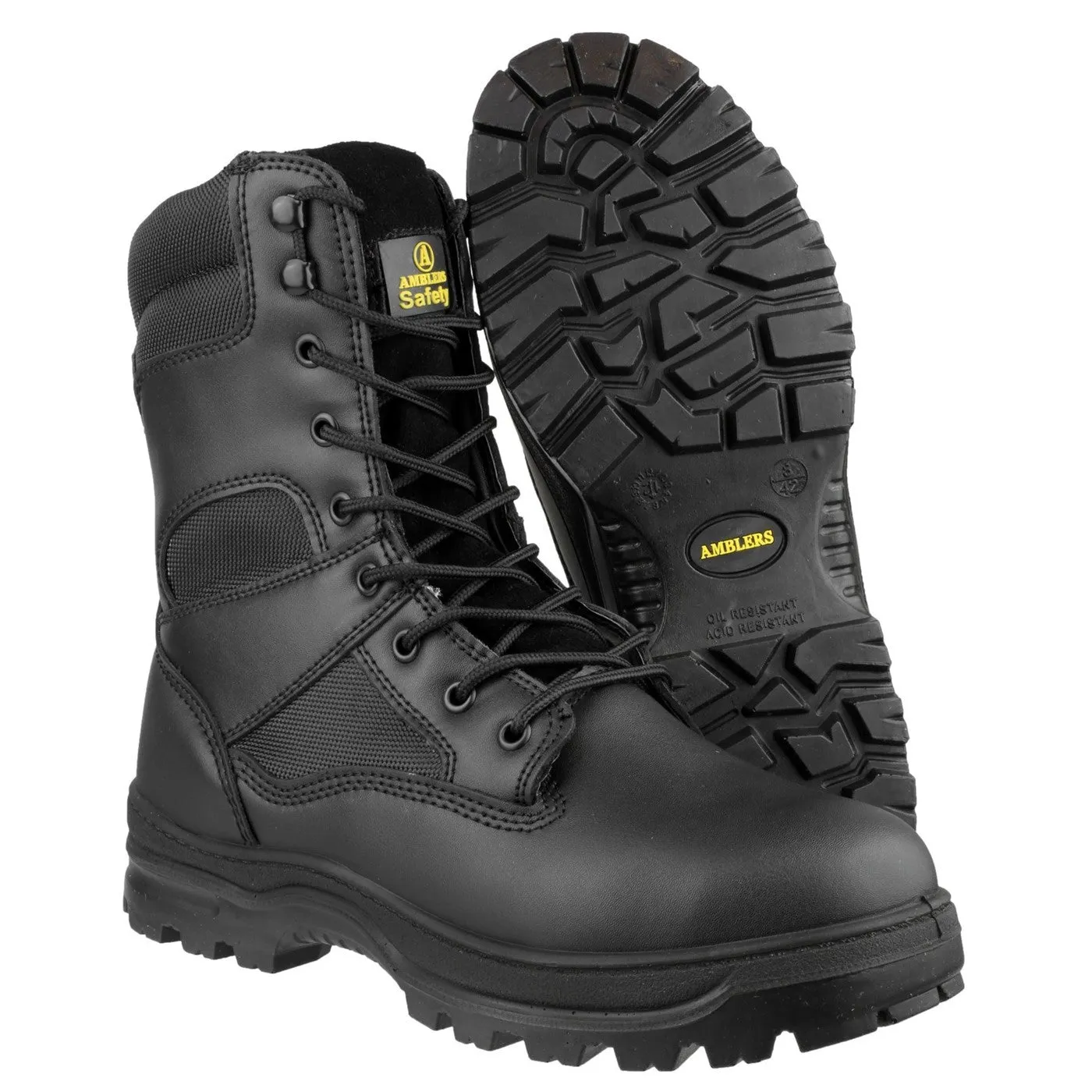 Amblers Safety FS008 Hi leg Safety Boot S3 Black
