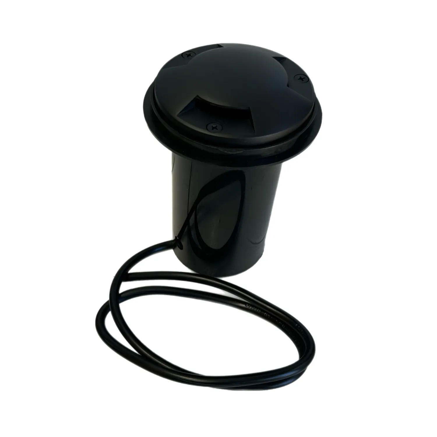 Bruler Solid Cast Brass In-Ground Well Light - Black
