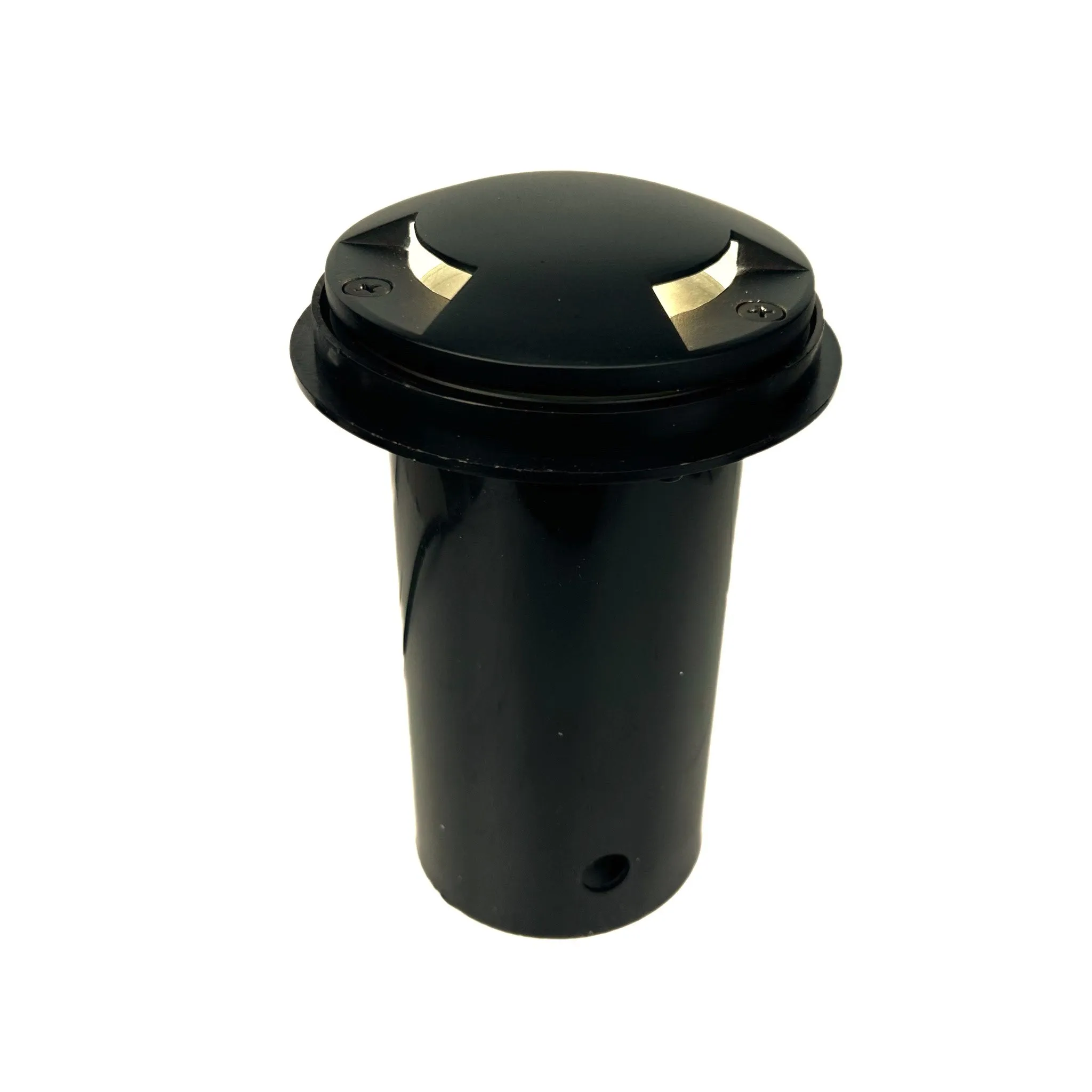 Bruler Solid Cast Brass In-Ground Well Light - Black