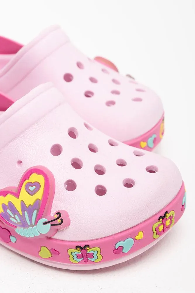 Butterfly Light Up Clog Pink