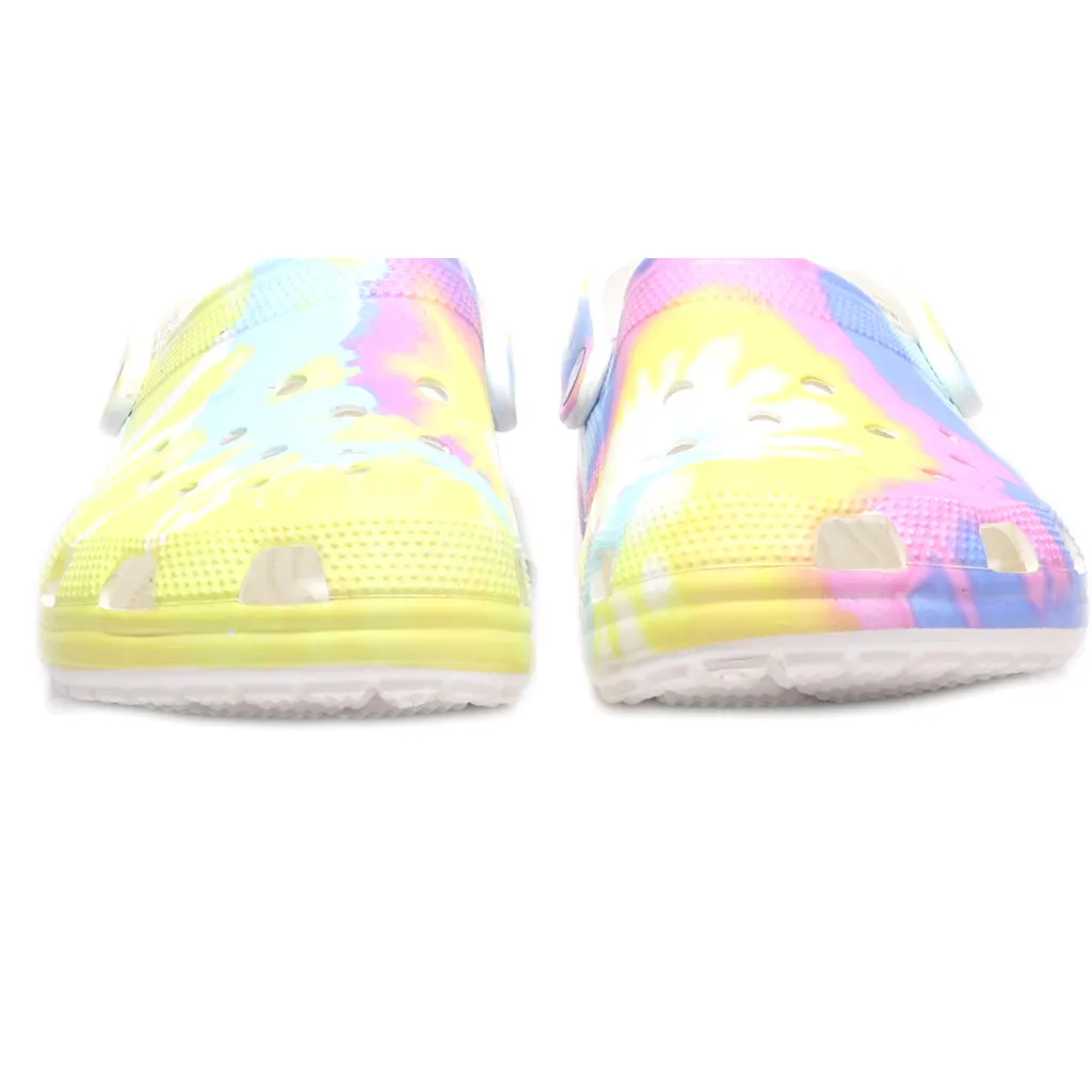 Crocs Classic Tie Dye Clogs Eva Multicolour Colour For Women