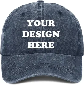 Custom Hats Design Your Own,Bulk Personalized Trucker Hat for Men Women, Make Your Own Customized Baseball Cap