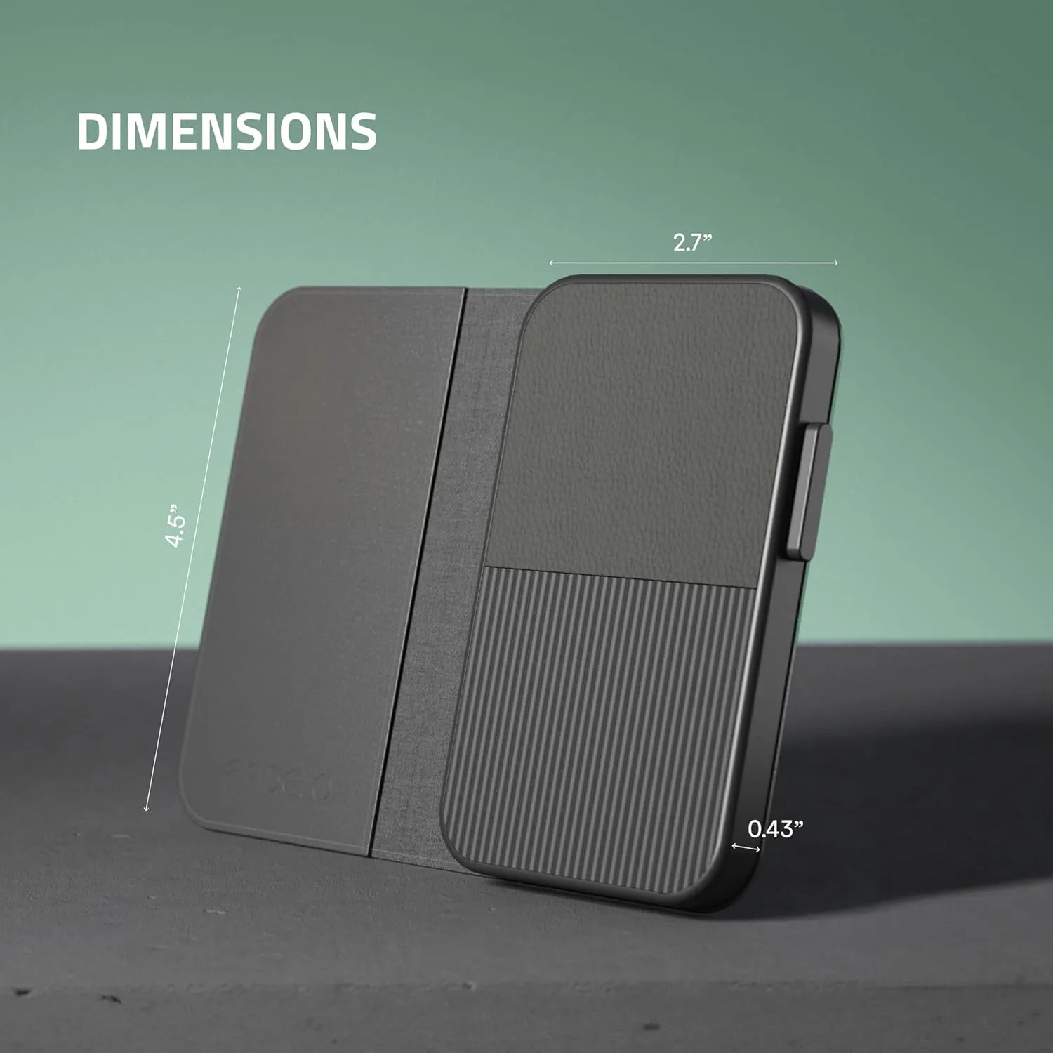 Fidelo Slim Wallet for Men  RFID Blocking Minimalist Credit Card Holder with Sliding Pop-Up Design, Front Pocket Wallet