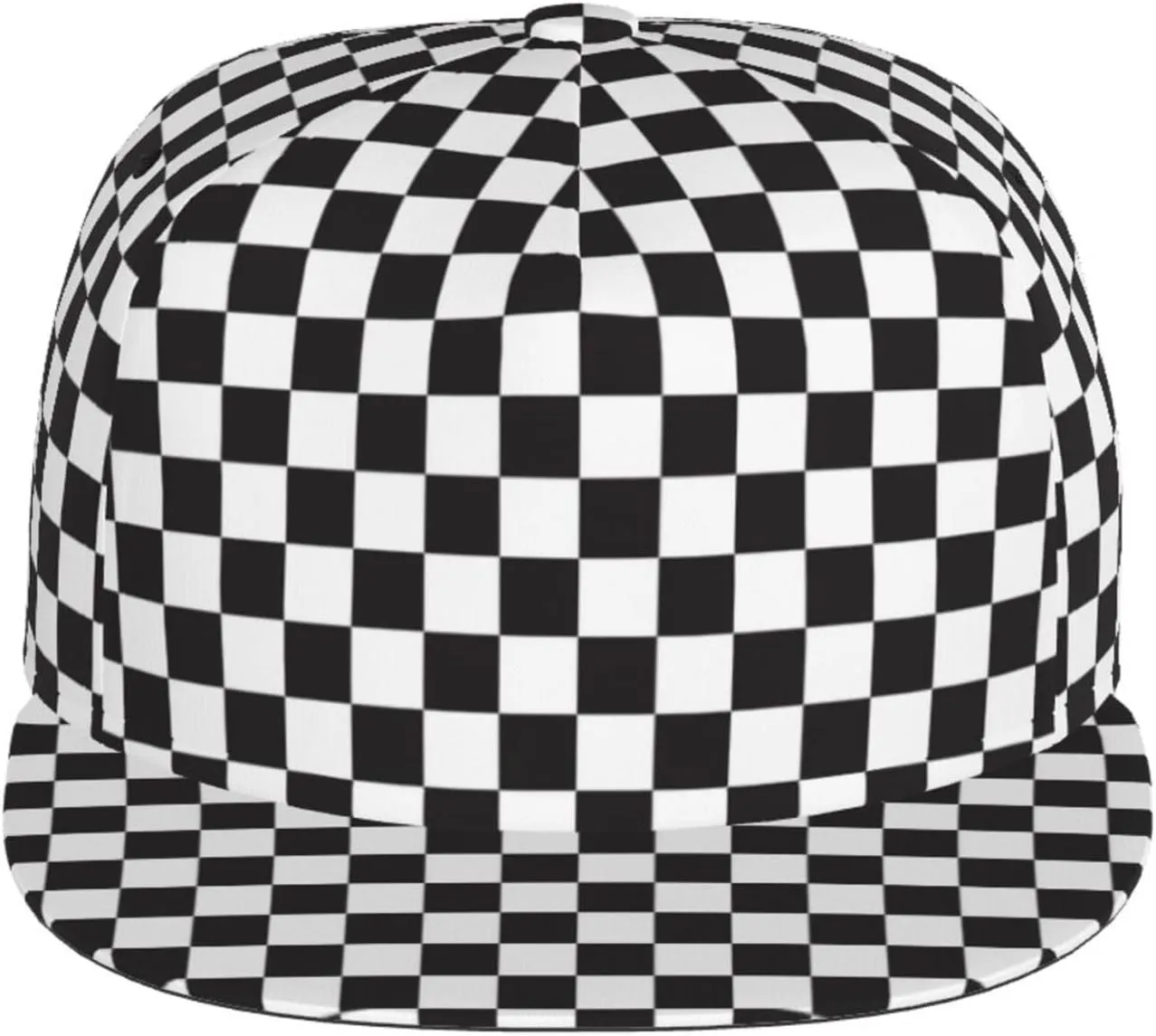 Funny Baseball Cap, Flat-Brimmed Hat, Adjustable Snapback Hat for Men and Women