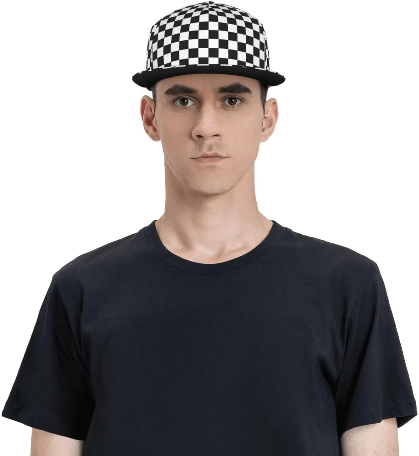 Funny Baseball Cap, Flat-Brimmed Hat, Adjustable Snapback Hat for Men and Women