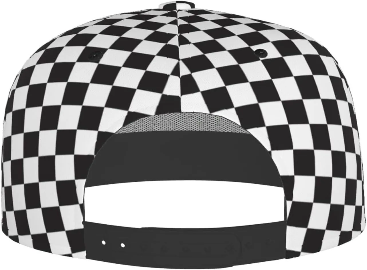 Funny Baseball Cap, Flat-Brimmed Hat, Adjustable Snapback Hat for Men and Women