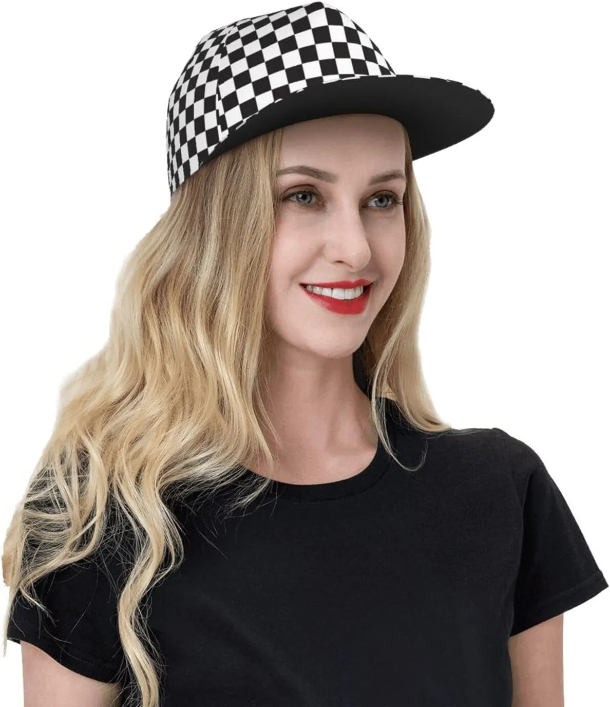 Funny Baseball Cap, Flat-Brimmed Hat, Adjustable Snapback Hat for Men and Women