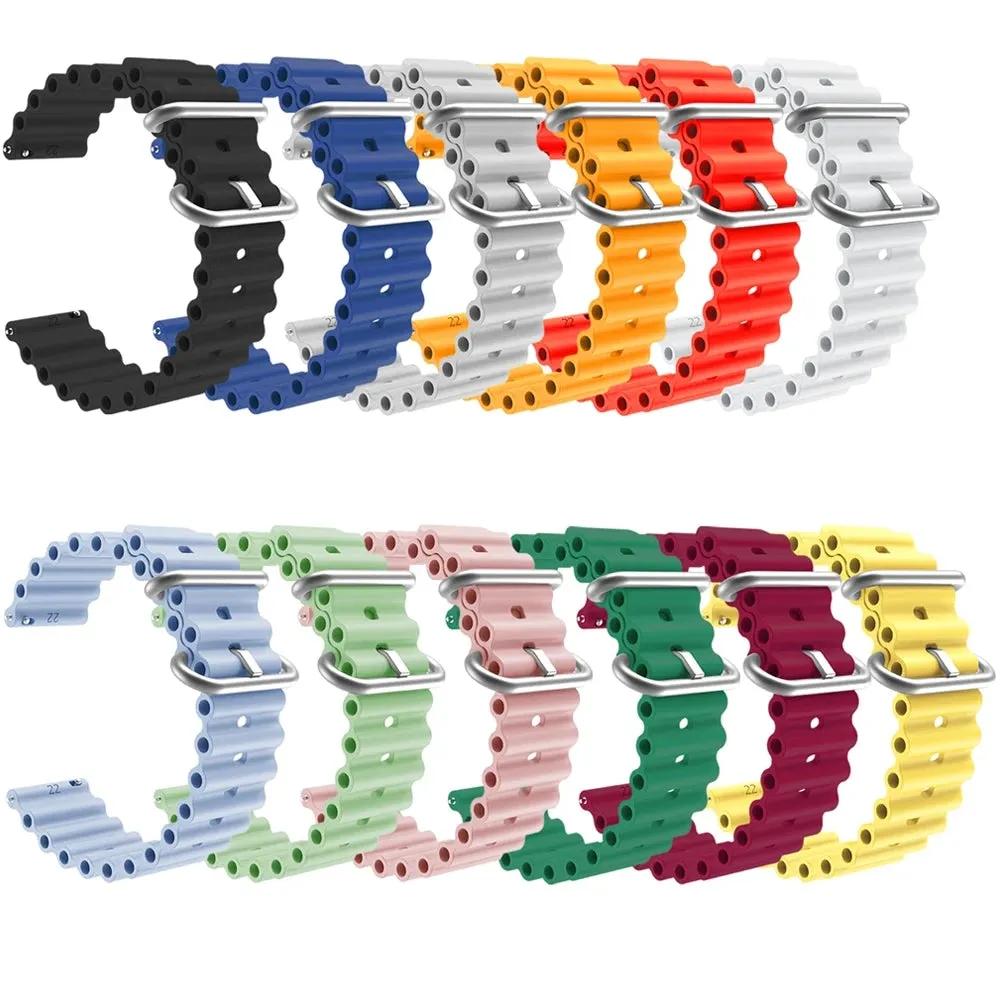 Huawei Watch Fit compatible Silicone Ocean Bands Watch Straps