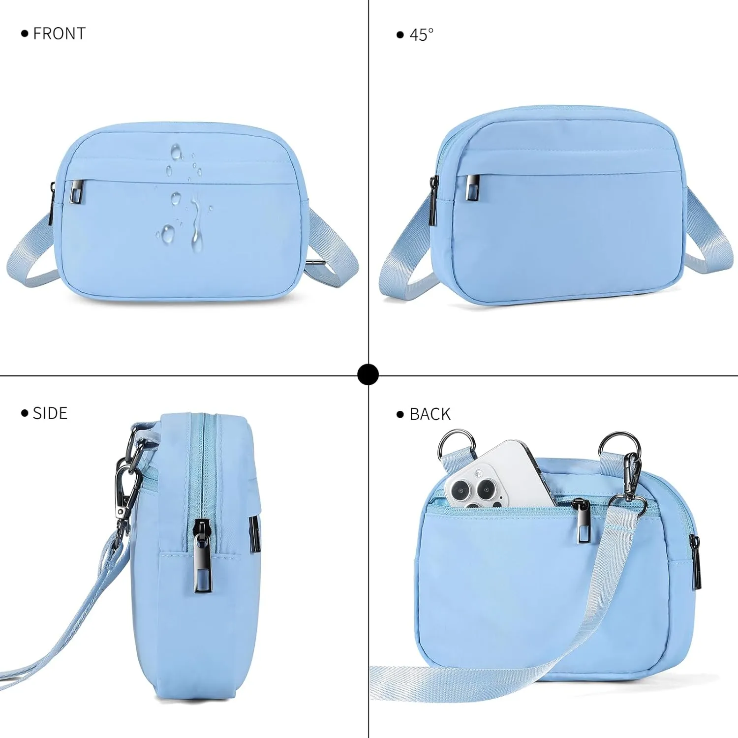 MAXTOP Small Crossbody Bags for Women Belt Bag Fanny Pack with Adjustable Strap