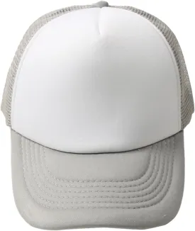 Men Women Foam Trucker Hat Mesh Cap Solid Colors Lightweight with Adjustable Snapback Collection