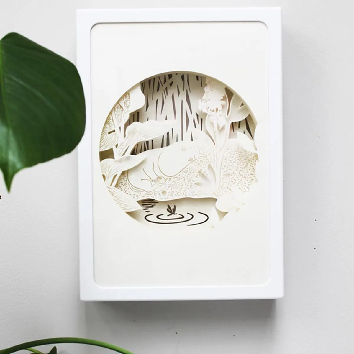 Moomin Shadow Box "Midwinter" Design