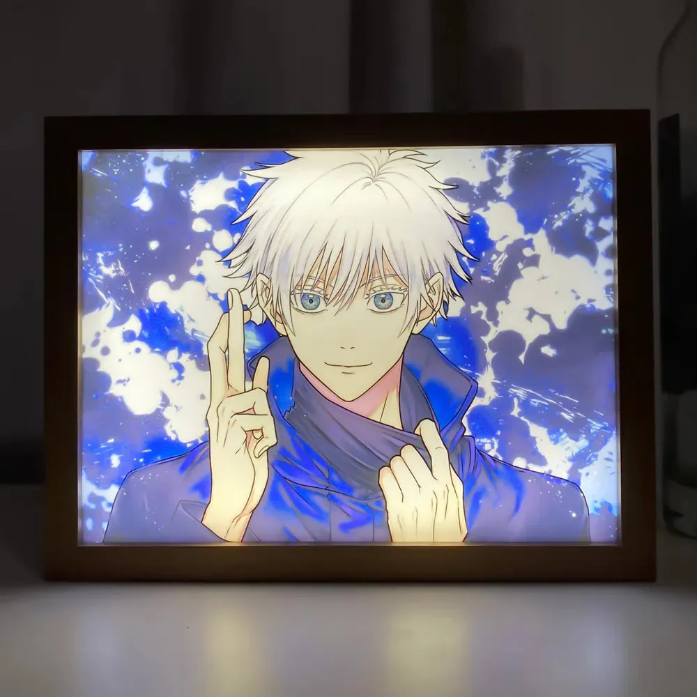 Satoru Gojo Art Design 3D Night Light
