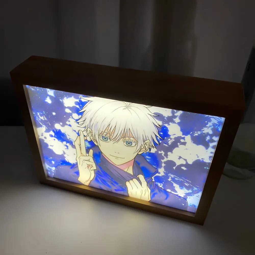 Satoru Gojo Art Design 3D Night Light