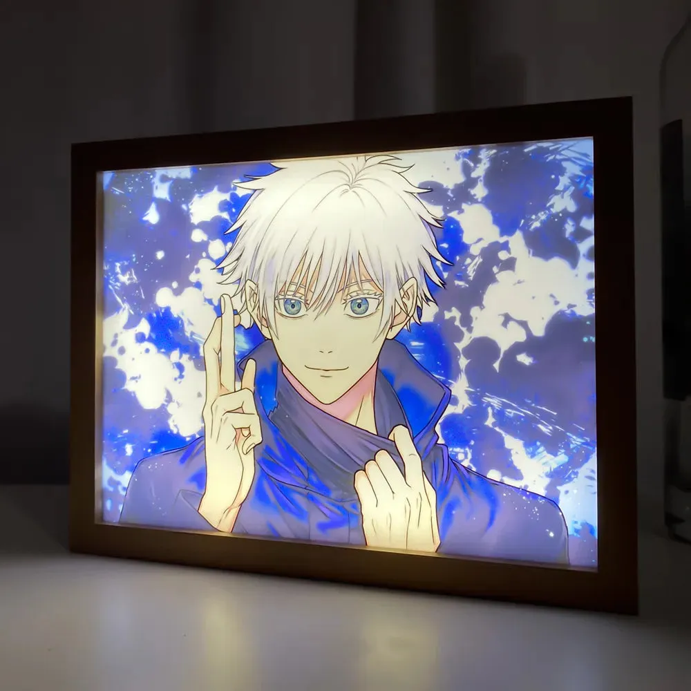 Satoru Gojo Art Design 3D Night Light