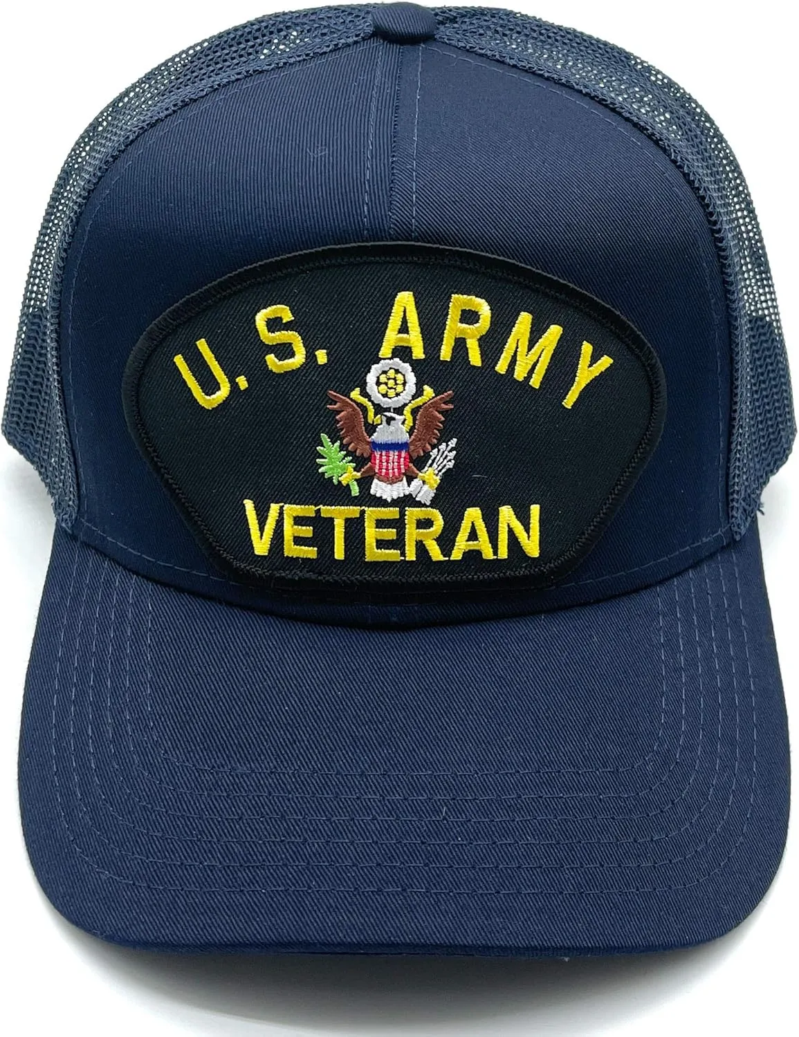 US Army Veteran Patch Mesh Adjustable Baseball Cap