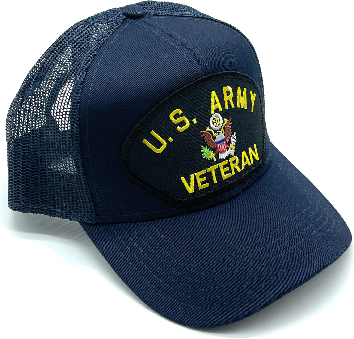US Army Veteran Patch Mesh Adjustable Baseball Cap